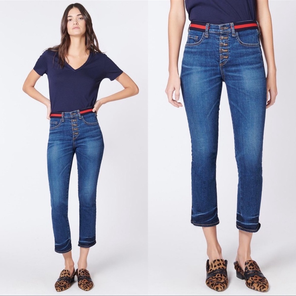Veronica Beard Carolyn 10” Baby Boot Jeans